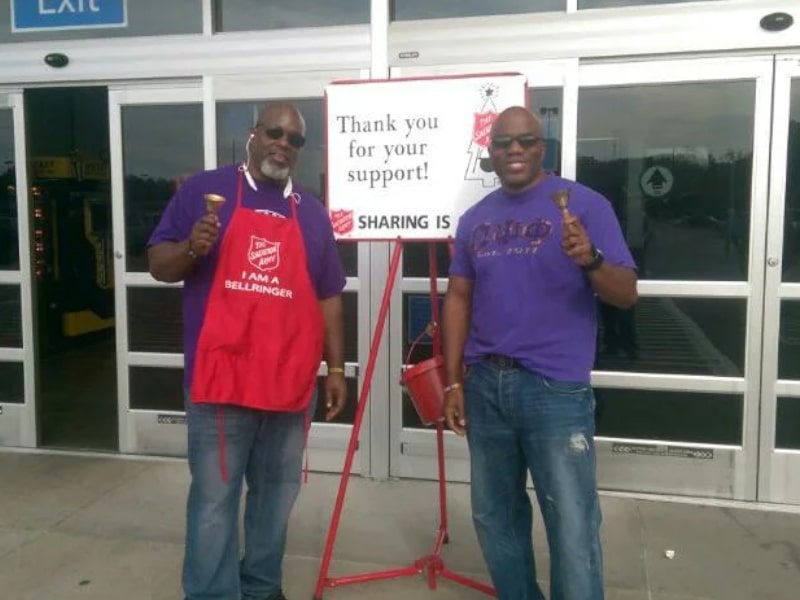 a person standing in front of a building